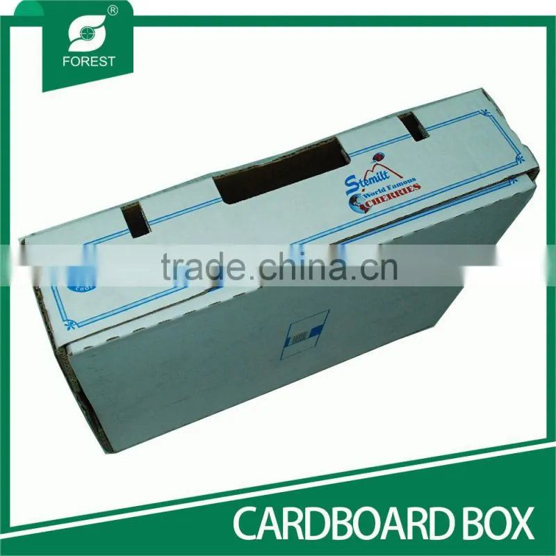 PRINTED CARDBOARD BOX FOR FRUIT CHERRY PACKING BOX