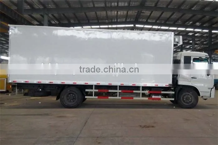 DONGFNEG tianjin 10tons 30CBM refrigerator van truck for sale