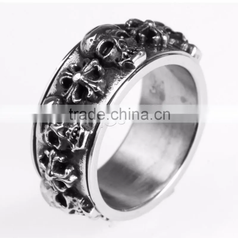 Titanium Steel skull Finger Ring