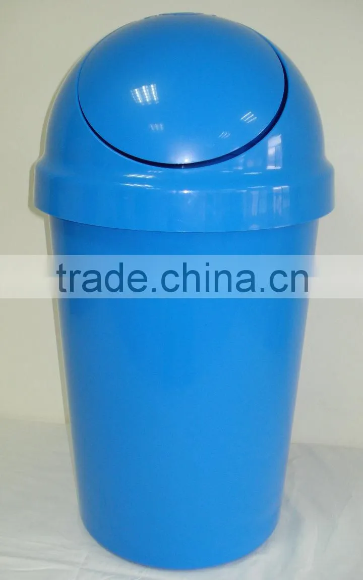 BT50C 35liter round ice cream bin with swing cover, 13 gallon trash can