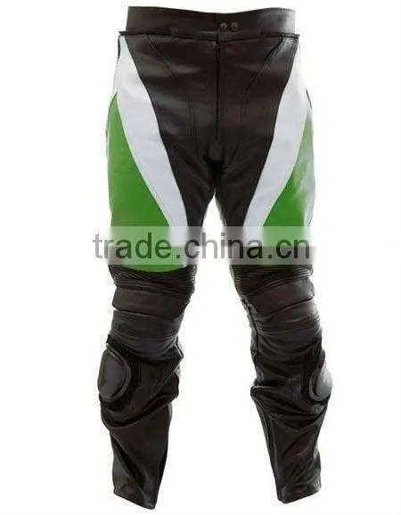 Mens Motorbike Leather Racing Pant
