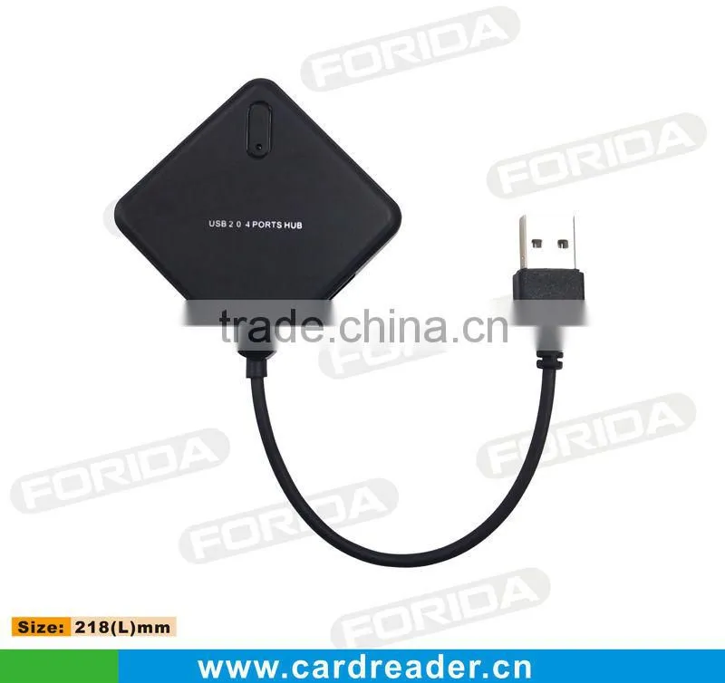 cool shape 4 ports usb 2.0 hub