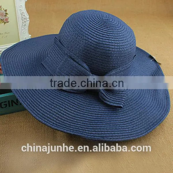 High quality hot popular hats straw hats with bowknot