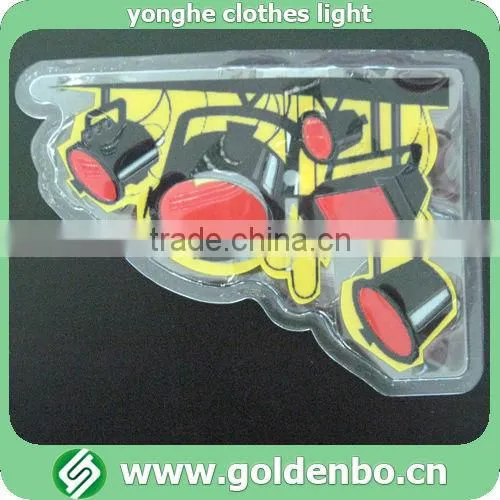 Stage lamp pattern flashing clothing PVC
