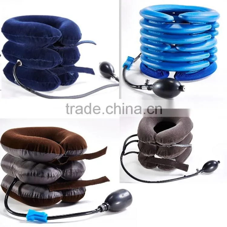 Air cervical collar,inlated cervical traction, air neck support made in china