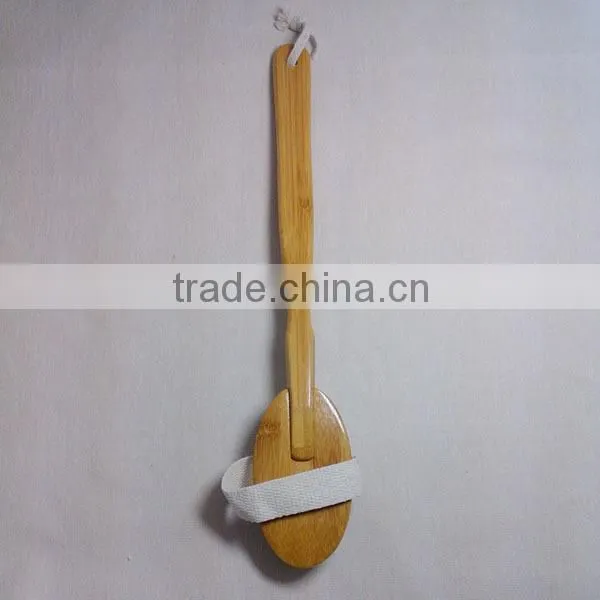 2016 hotsale Wood long handle body back wash brushes for scrubber back