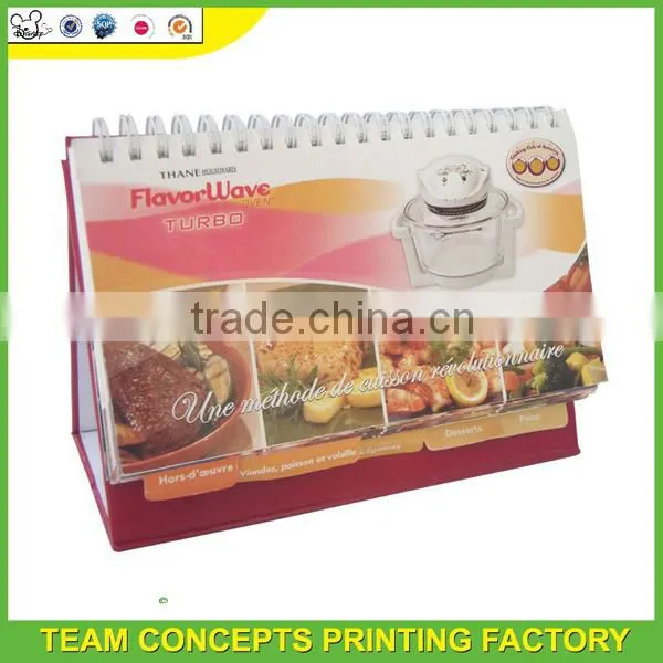 Fashion folding desk calendar with stand