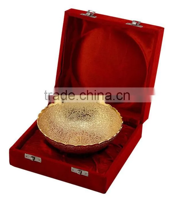 Popular gift set online / brass two bowl set online / Navratri Gift set