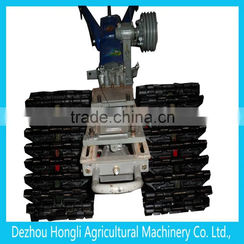 2015 hot sale cultivator with crawler, cultivator with track and crawker walking tractor