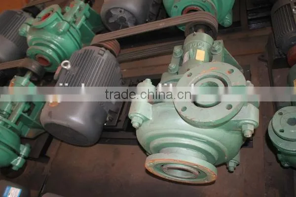 China Famous Factory Plant Slurry Pump