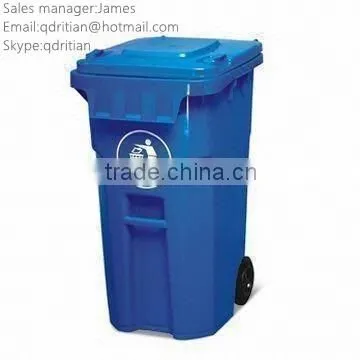 outdoor plastic waste bin/trash bin
