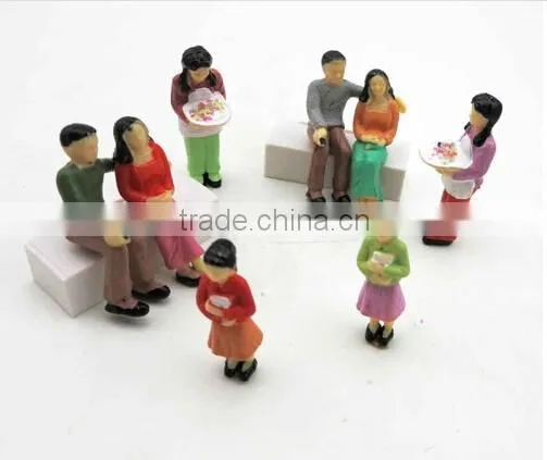 scale plastic model figures for 1/25 indoor figure