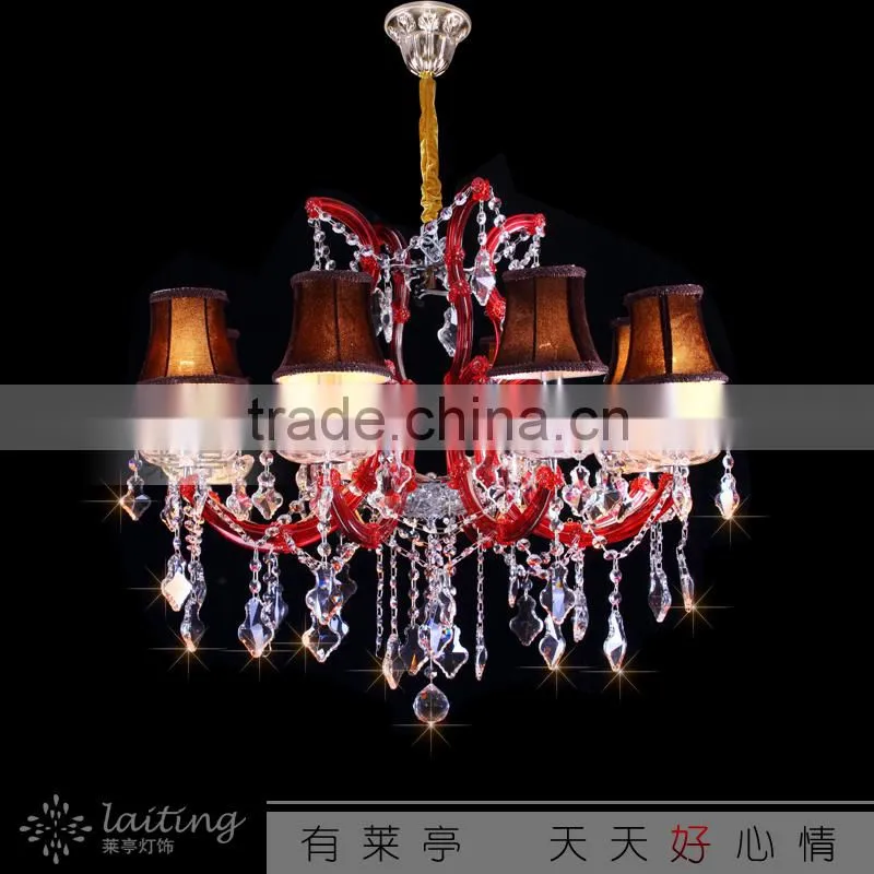Maria Theresa Red Chandeliers Crystal Restaurant Hanging Lighting 85195