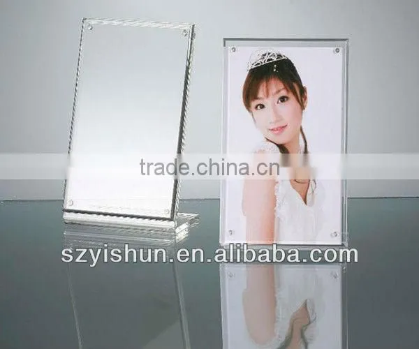 sale hot acrylic magnetic display photo frame,A4 phoro frame