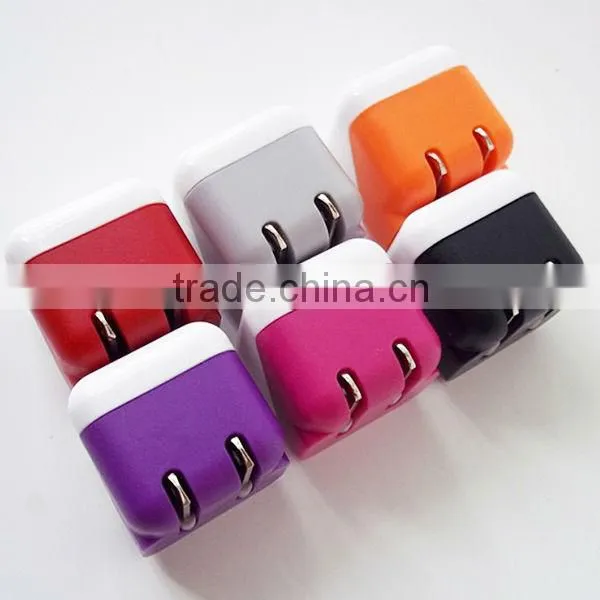 2014 Fashion Color Good Quality Wall Charger For Iphone Wall Charger