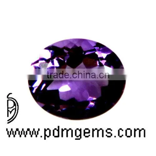 Oval Shape Cut Amethyst Loose Calibrated Gemstone, Amethyst Cut Stone