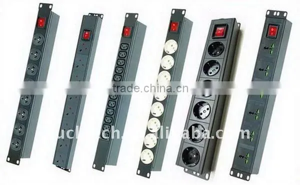 IEC PDU WITH CABLE HOLDER