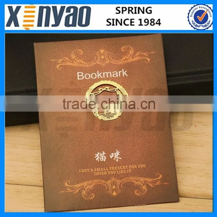 Hollow out different shaped korean bookmark