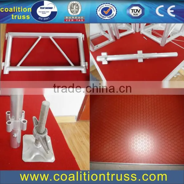 folding aluminum portable stage for concert/outdoor concert stage