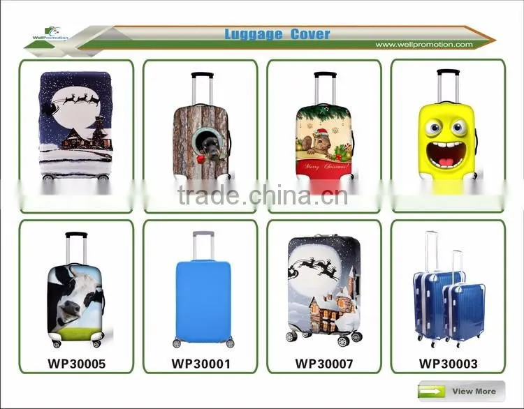 Elastic Neoprene Luggage Cover/Custom Neoprene Luggage Cover For all Sizes Luggage