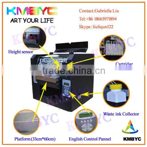 8 colors eco solvent industrial cd dvd printers with factory Price