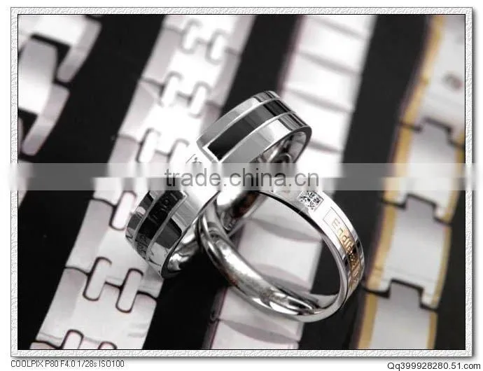 KSTONE 2015 316l stainless steel couple diamond engagement ring, wedding ring couple ring