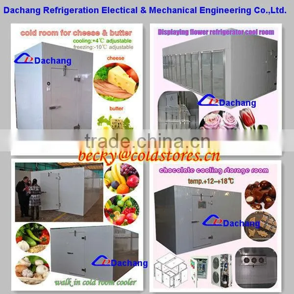Standard walk in chiller room for grape refrigerated storage