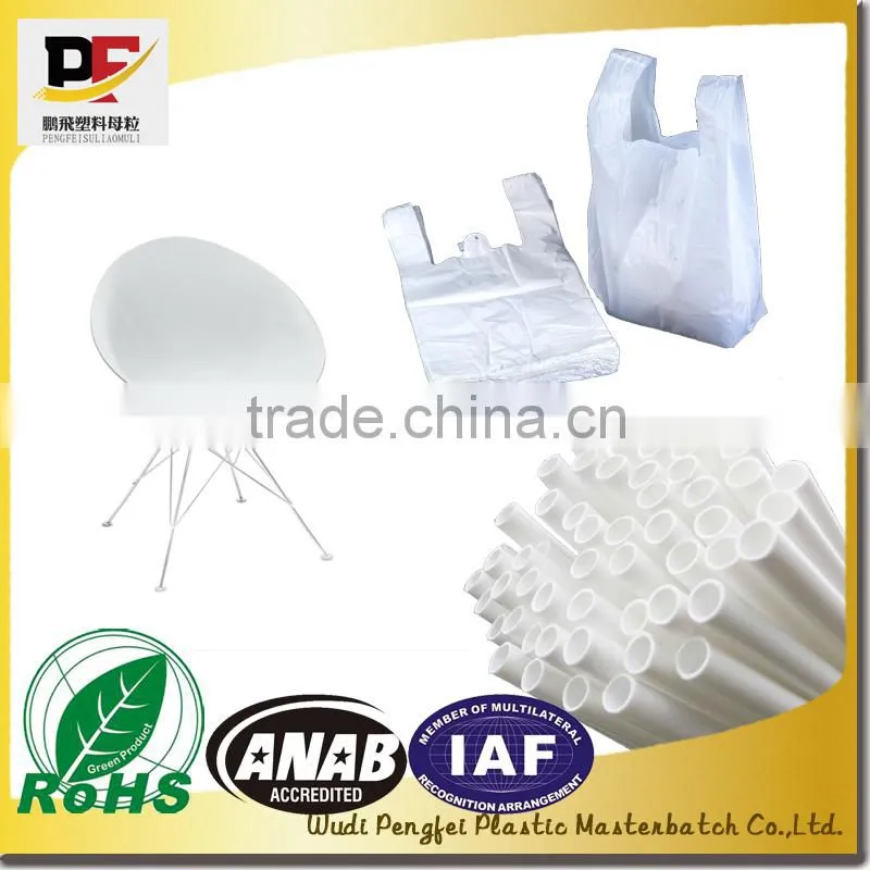 PENGFEI Plastic Materbatch, TiO2 White masterbatch, PP/PE color masterbatch manufacturer