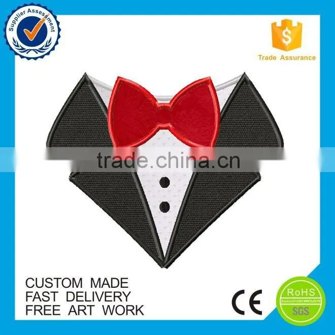 2016 high quality embroidery sew-on custom shirt patch