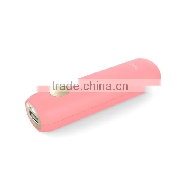 2016 new gift 3000mAH lipstick power bank