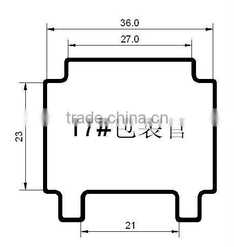 High quality IC packing tube