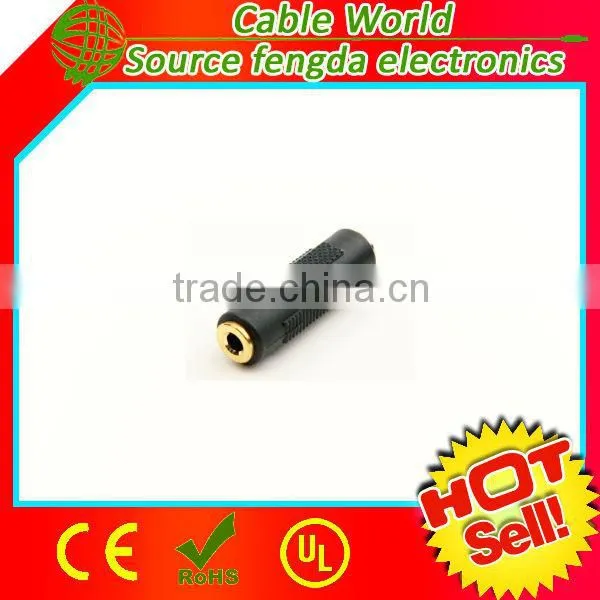 3.5mm stereo female to female extension connector adaptor