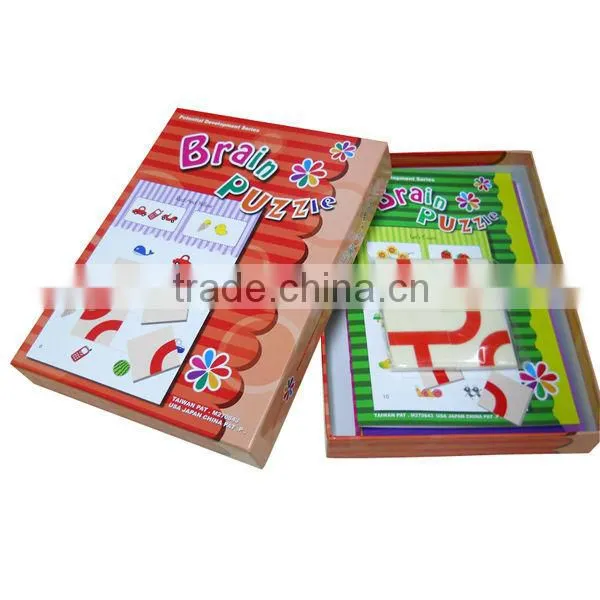 Logic color detective puzzle for kids