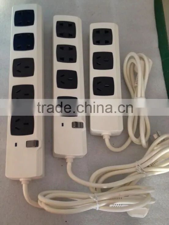 New design high quality 3 core electric power extension sockets outlet,UK, Multi,EU