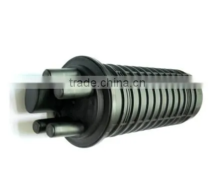 FTTH 48 ports dome type fiber optic splice closure /fiber enclosure 2 in 2 out