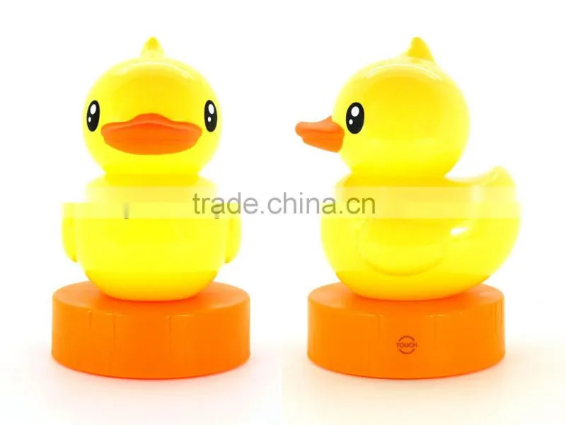 LED touch sensor night lamp duck touch desk night light