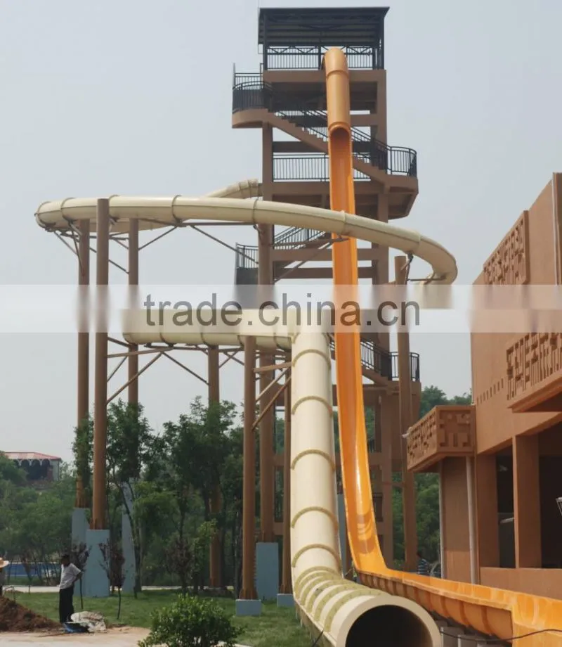 Aqua park equipment water park rainbow slide price
