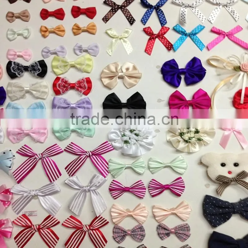 Customized kinds of handmade Mini bow for plush toy decorative
