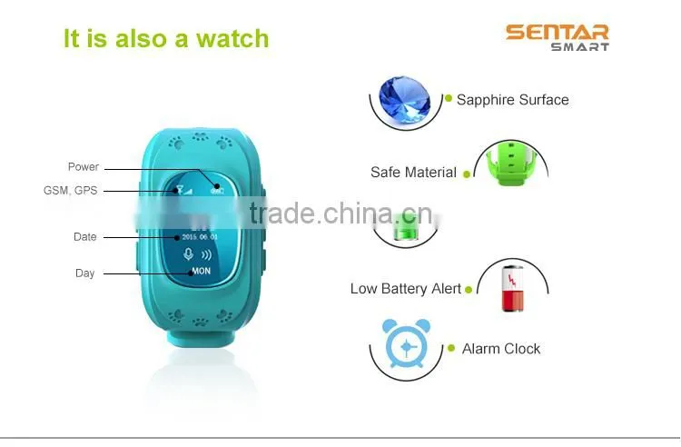 Hot Trend Q50 LBS GPS Kids Tracker Watch with Geo-fence Smart watch for Children