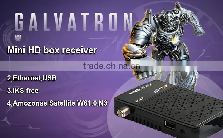 large stock product mini Z5 satellite TV receiver hd set top box for south America with free IKS account