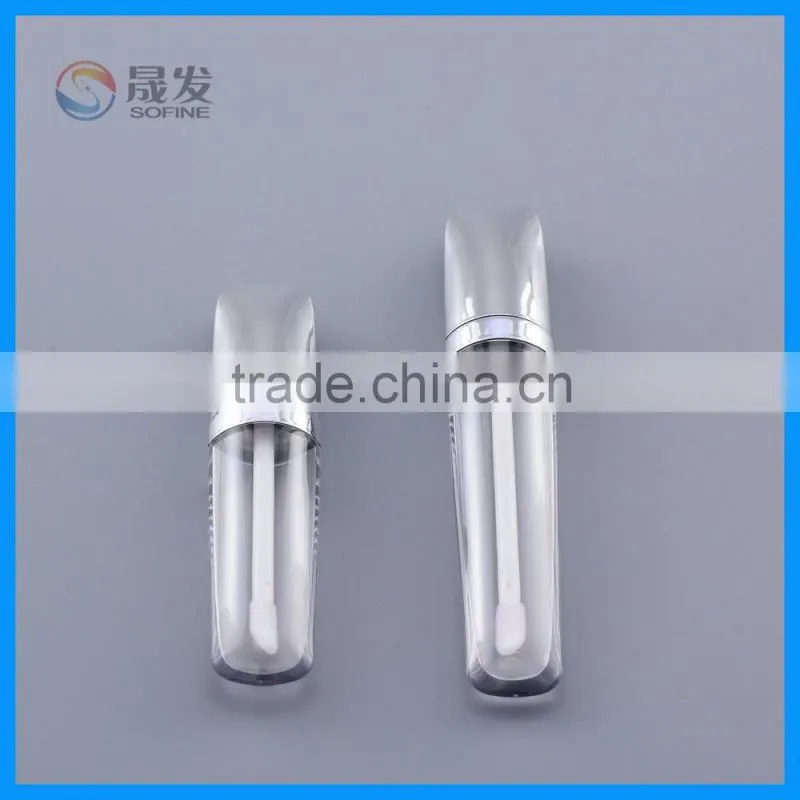 Soft cosmetic packaging lip gloss tube