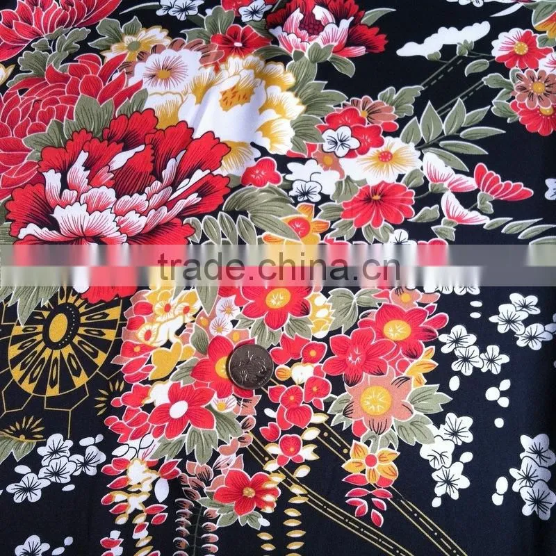 New Design For home-use 100% polyester viscose elastane fabric roll,colorful clothing silk polyester blend fabric wholesale