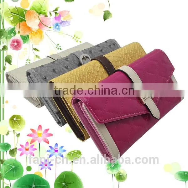 Splendid and posh style clutch leather purse and wallet for women