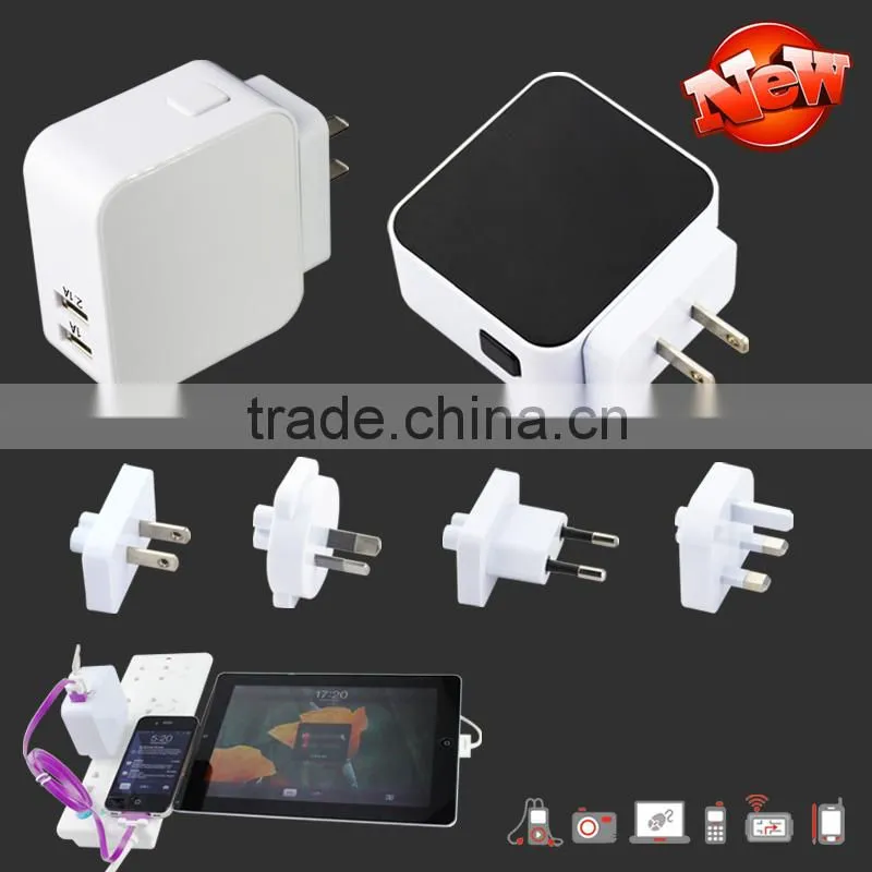 High Quality USB Home Travel Charger to EU UK AU US