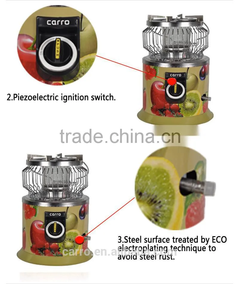 High quality aluminum mini portable outdoor gas heater