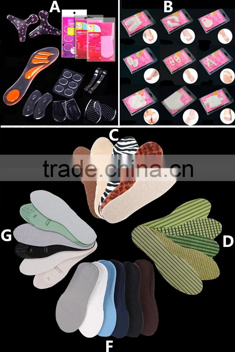 TPR honeycomb gel height increasing insoles