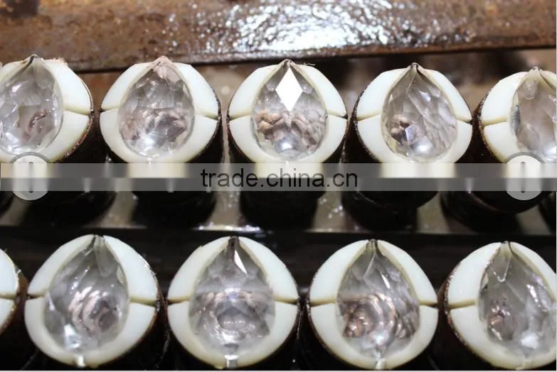 Oval shaped nail crystal stones for clothes decoration