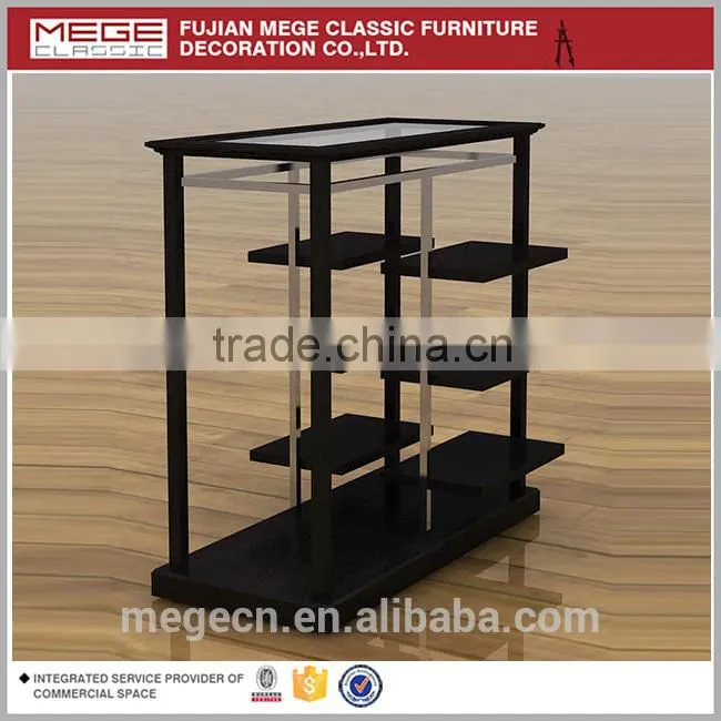 Retail Store Wood Fashion Shoe Display Stand
