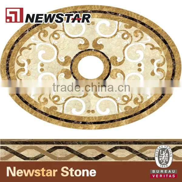 Newstar classical flooring marble medallion