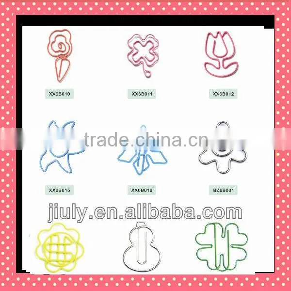 2014 hot sell office&school supplier colorful paper clips